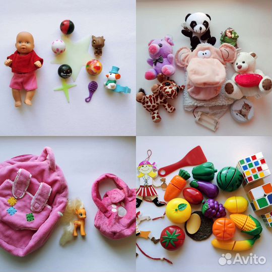 Детские игрушки пакетом много