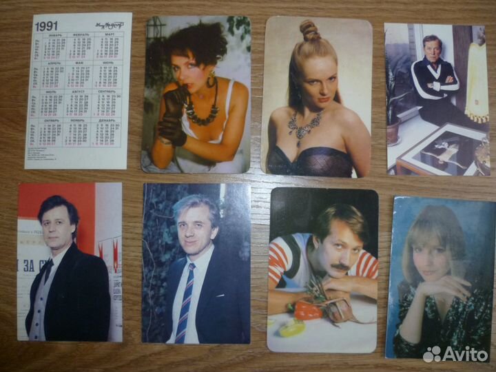 Календарики СССР 80-90 годы в отличном состоянии