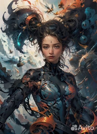 Иллюстратор, digital art, портрет, рисунок