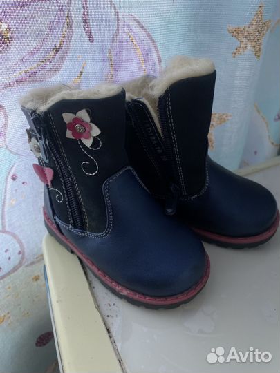 Ботинки для девочки зимнии