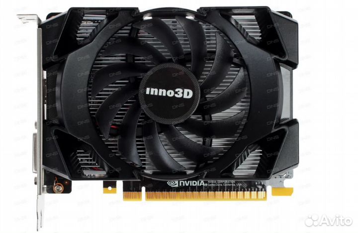Видеокарта gtx 1050 ti 4gb inno 3D