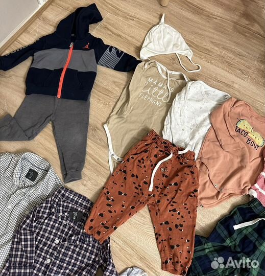 Пакет одежды zara, hm, next,m&s, mothercare 68-74