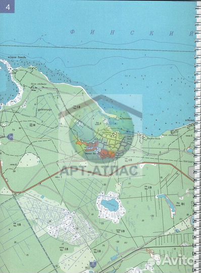 Атлас Ломоносовского района, 1см-250 метров
