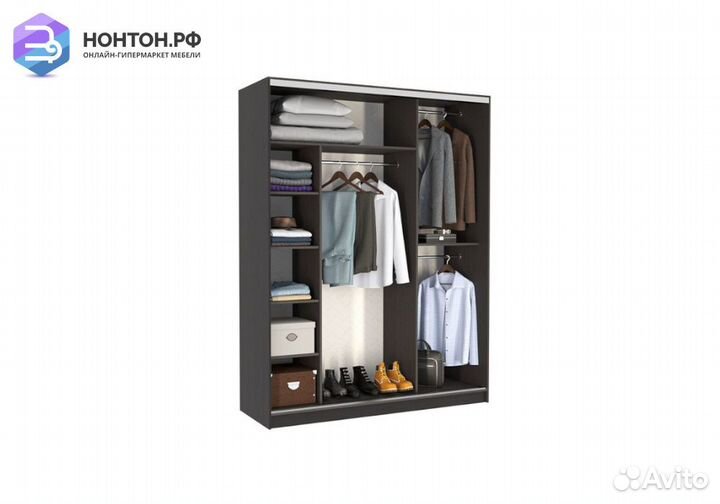 Шкаф-купе Бассо 7-600 79 венге