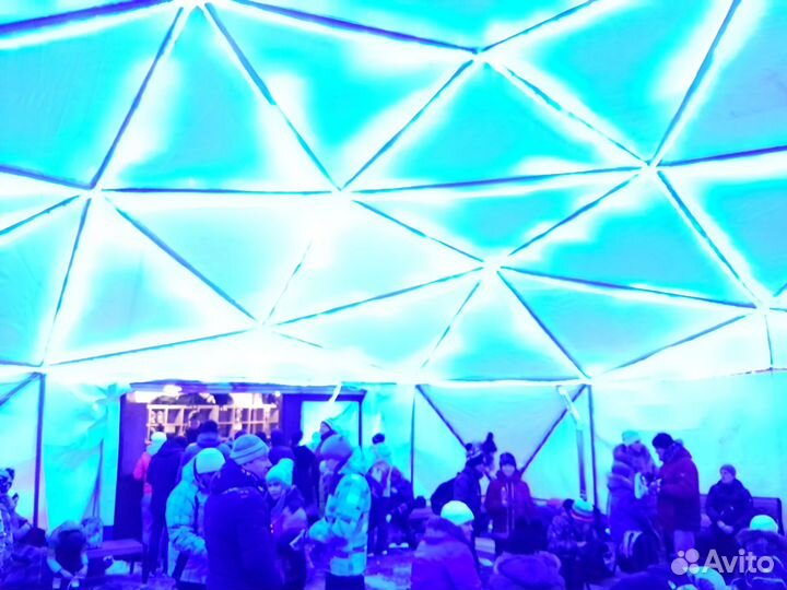 Квадрокупольные шатры (квадросфера) с металлически