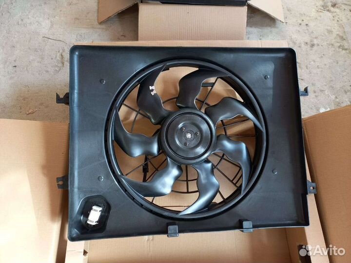 Hyundai sonata 6 7 диффузор вентилятора охлаждения