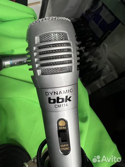 Микрофоны для караоке с подставкой б/у