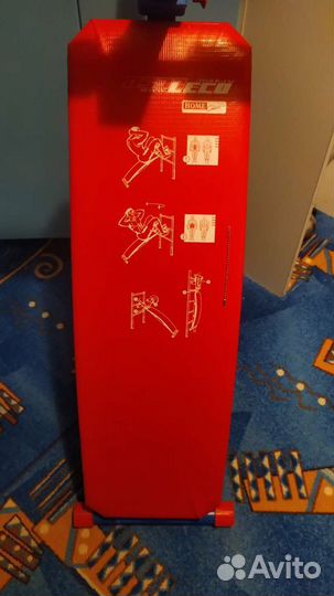 Скамья для пресса и спины Leco