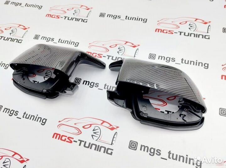 Корпуса зеркал X6M F96 на X6 G06 Карбон