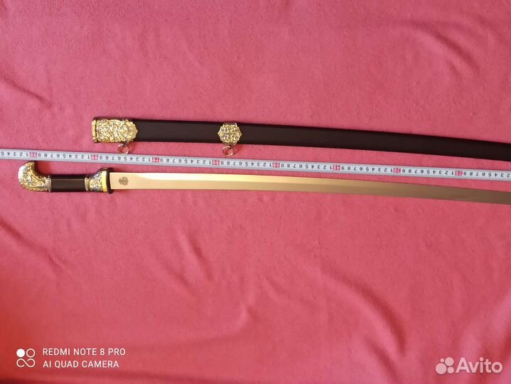 Подарочная казачья шашка, сталь-520