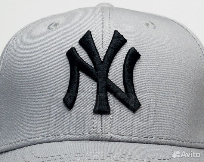 Кепка бейсболка New York Yankees серая