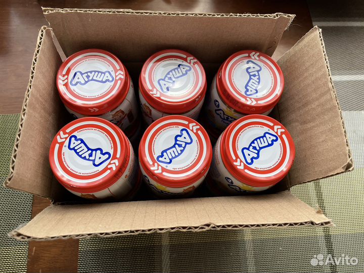 Детское фруктовое пюре агуша