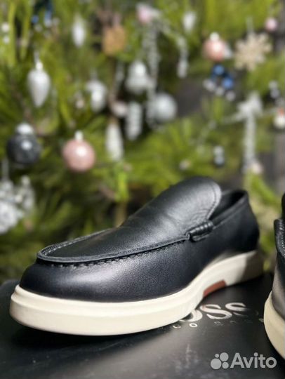 Лоферы мужские кожаные