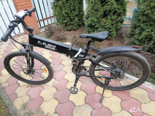 Мощный электровелосипед hummer 500 вт/ч складной