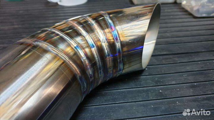 Выхлоп на экскаватор погрузчик из нержавейки