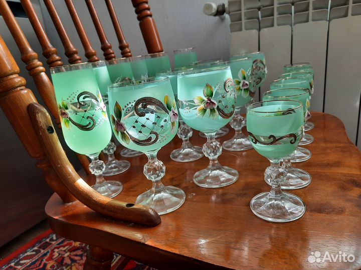 Бокалы Богемия набор 18шт