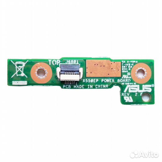 Кнопка вкл. ноут. Asus X550C (X550EP power board)