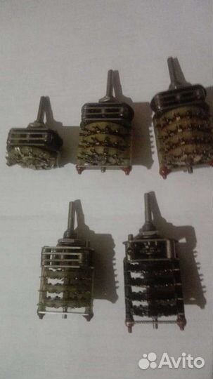 Переключатели галетные, разъёмы