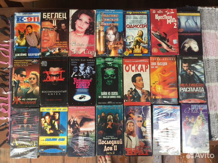 Видеокассеты vhs фильмы ужасы комедии исторические