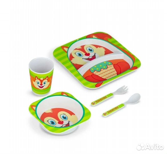 Посуда бамбуковая для детей