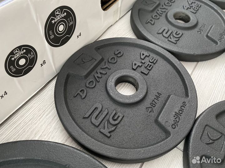Набор штанга и гантели разборные kit bar 50KG