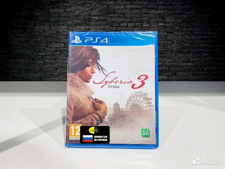 NEW Syberia 3 для PS4