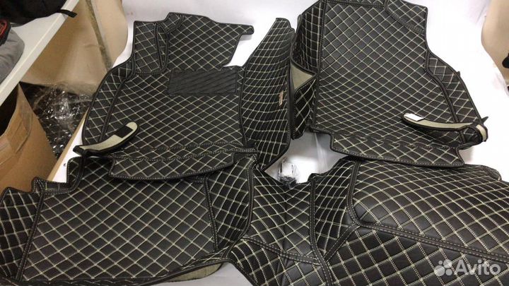 3D Коврики Ford Explorer 5 Escape 3 Экокожа Салон