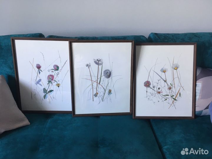 Набор постеров IKEA в рамах