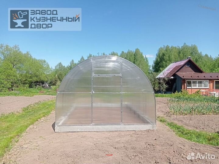 Теплица арочнаяТеплица усиленная с поликарбонатом