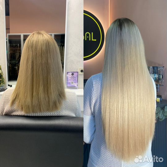 Наращивание волос на микрокольца