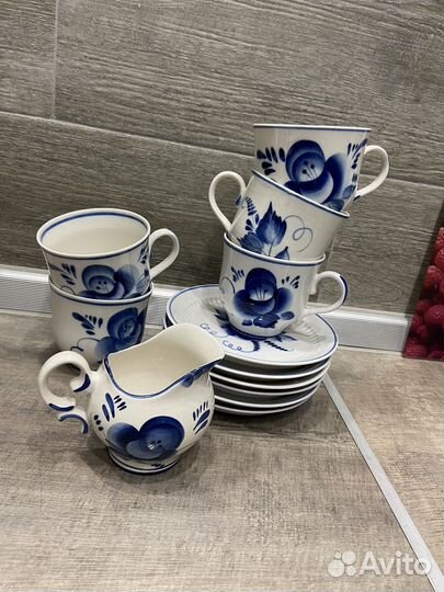 Чайный сервиз гжель