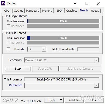 Процессор Intel Core I3 2100 3.1 GHz Socket 1155