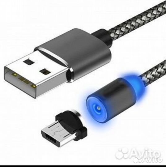 Шнур для зарядки на Micro USB магнитный