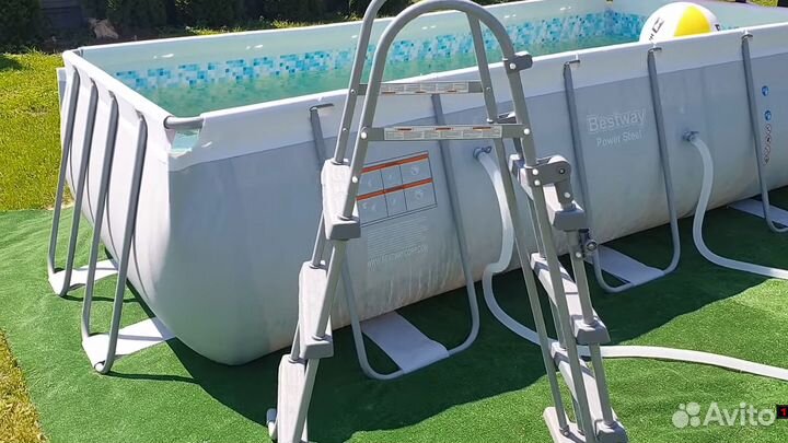 Огромный Каркасный Бассейн 404х201х100 Новый