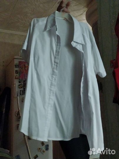 Рубашка белая, школьная