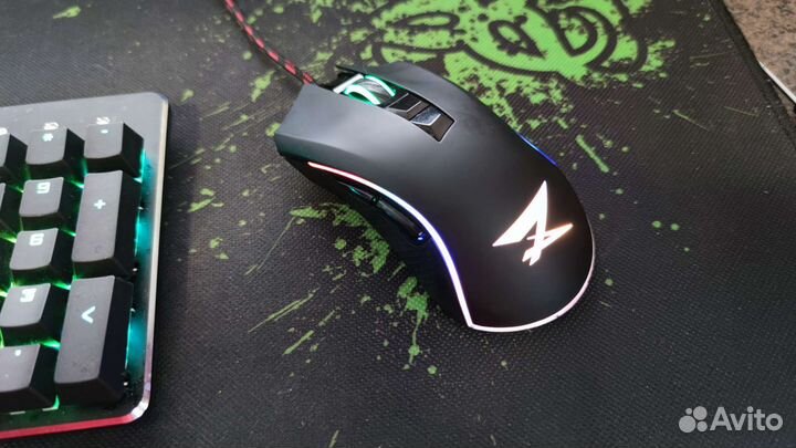 Механическая клава Zet blade + мышь Zet Fury