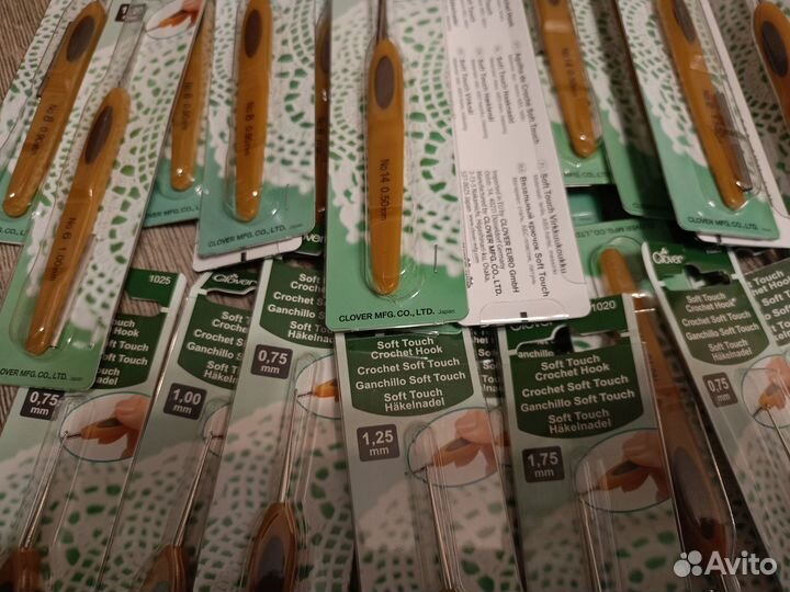 Крючок для вязания clover Soft Touch