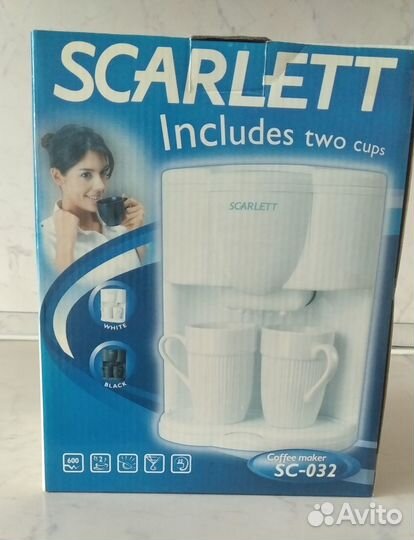 Кофеварка капельная Scarlett б\у