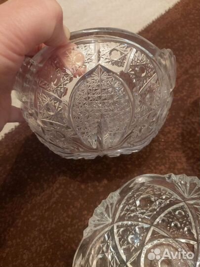 Посуда хрустальная ваза