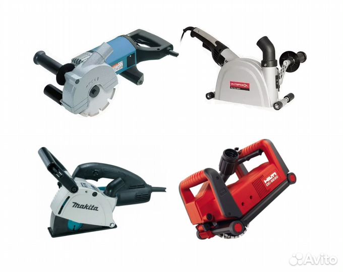 Штроборез Аренда/Прокат, Штроборез с пылесосом