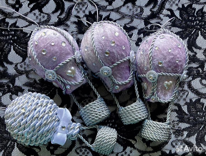 Елочные игрушки ручной работы