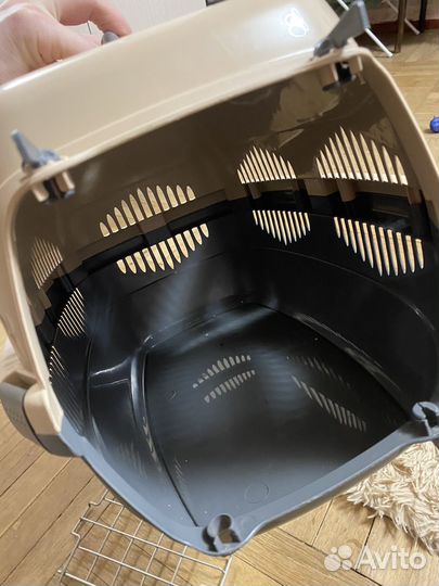 Переноска для кошек пластиковая бу