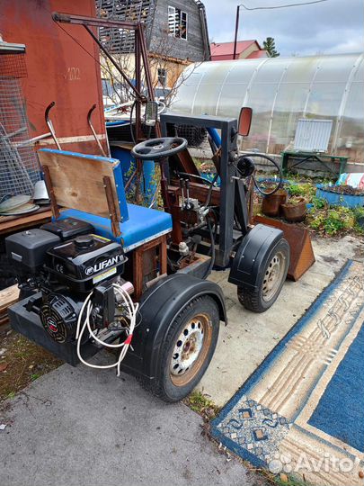 Самодельный мини трактор погрузчик