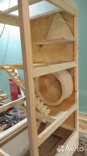 Клетка новая для шиншиллы, хорька