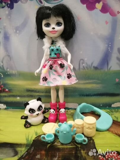 Панда с питомцем, enchantimals