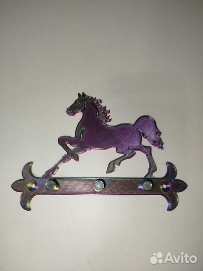 Ключница настенная с лошадью