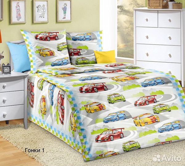 Комплект постельного белья 1,5спальный(100 хлопок)