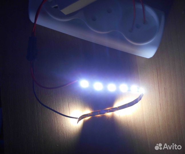 Светодиодная лента для местной подсветки с блоком