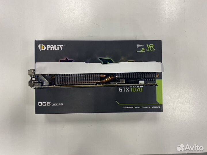 Видеокарта GTX 1070 Palit GamrRock 8 GB