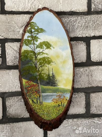 Картина на дереве